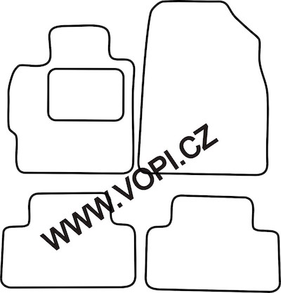 Autokoberce Mazda CX-7 10/2007 - 08/2012 Carfit (2840)